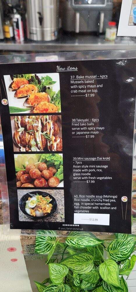 Delish Kitchen 108 - Portland, OR menu_pic