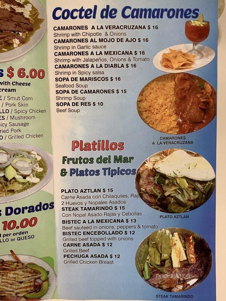 El Nuevo Tamarindo - Brooklyn, NY menu_pic