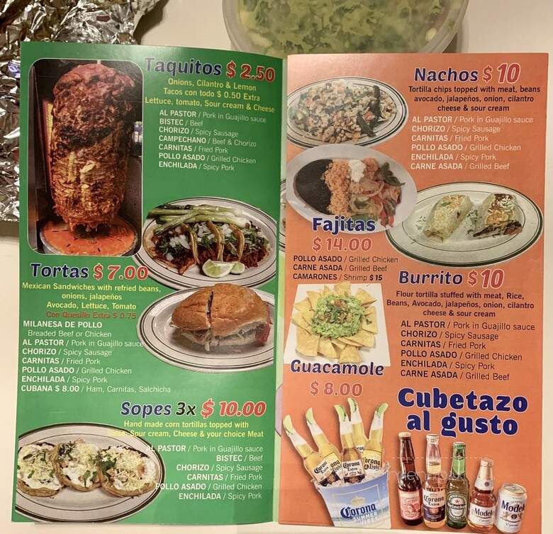 El Nuevo Tamarindo - Brooklyn, NY menu_pic