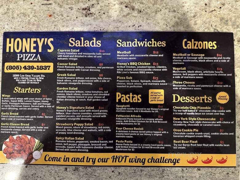 Honey's Pizza - San Luis Obispo, CA