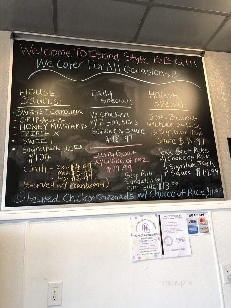 Island Style BBQ - Battle Creek, MI menu_pic