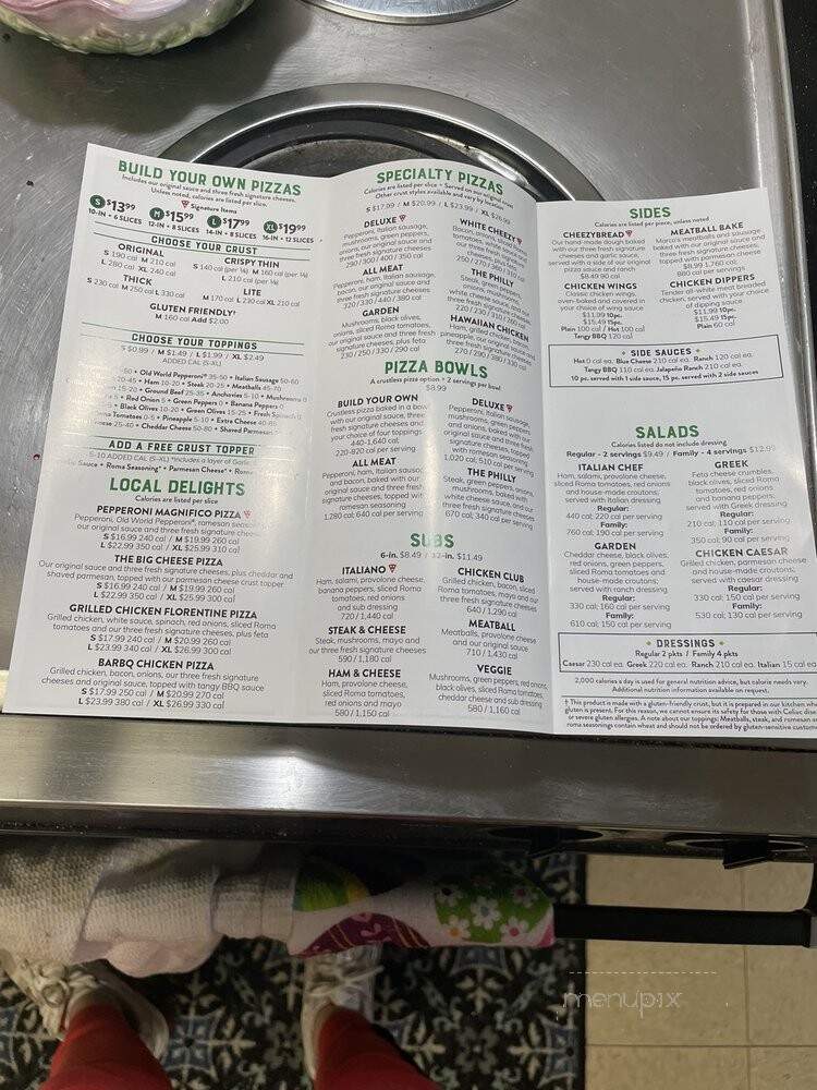 Marco's Pizza - Clovis, CA menu_pic