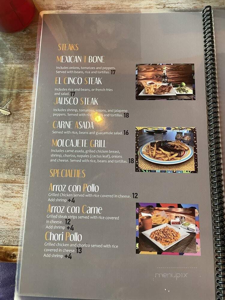 5 De Mayo Restaurant - Indianapolis, IN menu_pic