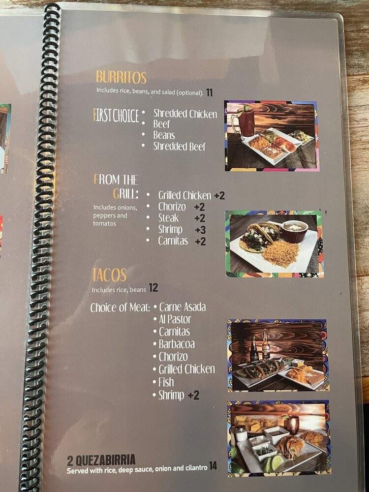 5 De Mayo Restaurant - Indianapolis, IN menu_pic