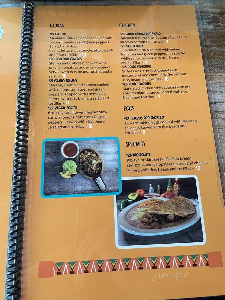 5 De Mayo Restaurant - Indianapolis, IN menu_pic