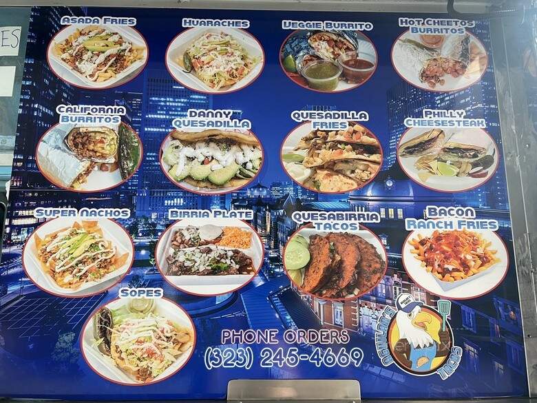 Aguilar's Taco's - Los Angeles, CA menu_pic