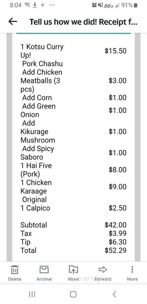 Kotsu Ramen & Gyoza - Los Angeles, CA menu_pic