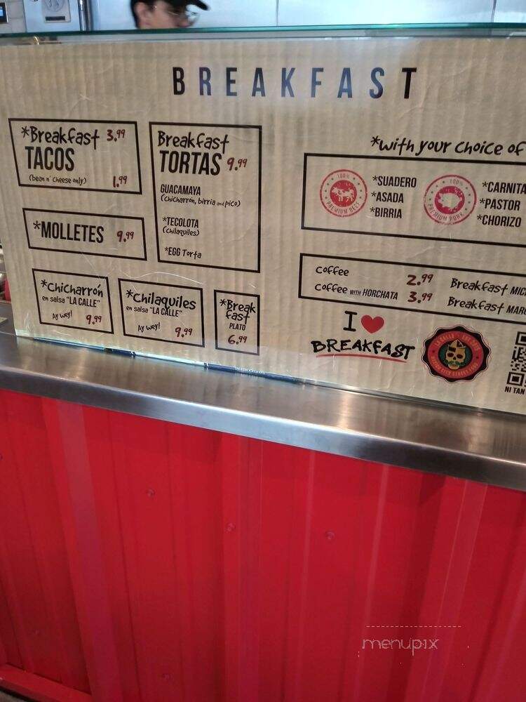 La Calle Tacos - Houston, TX menu_pic