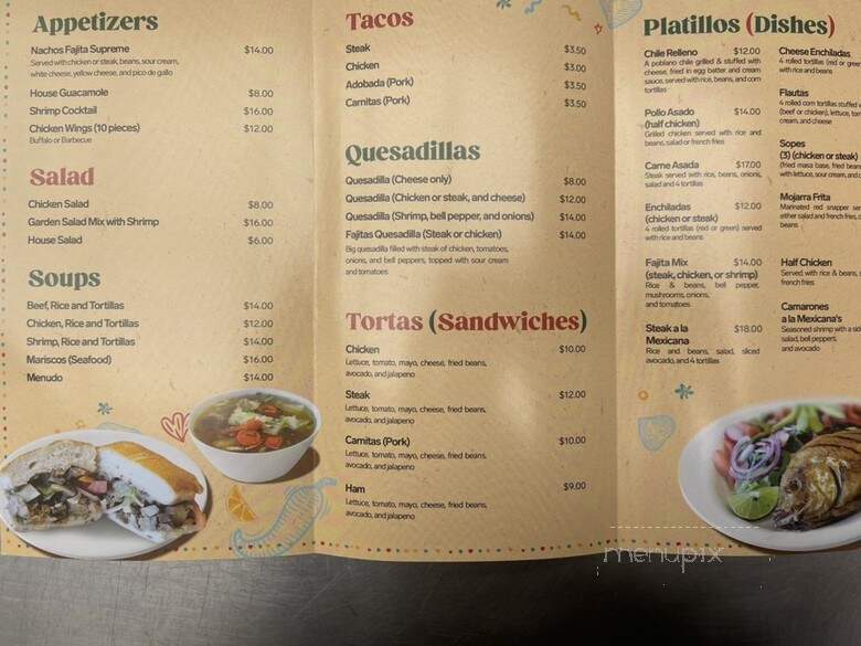 Tio Agustin - Norwalk, CT menu_pic