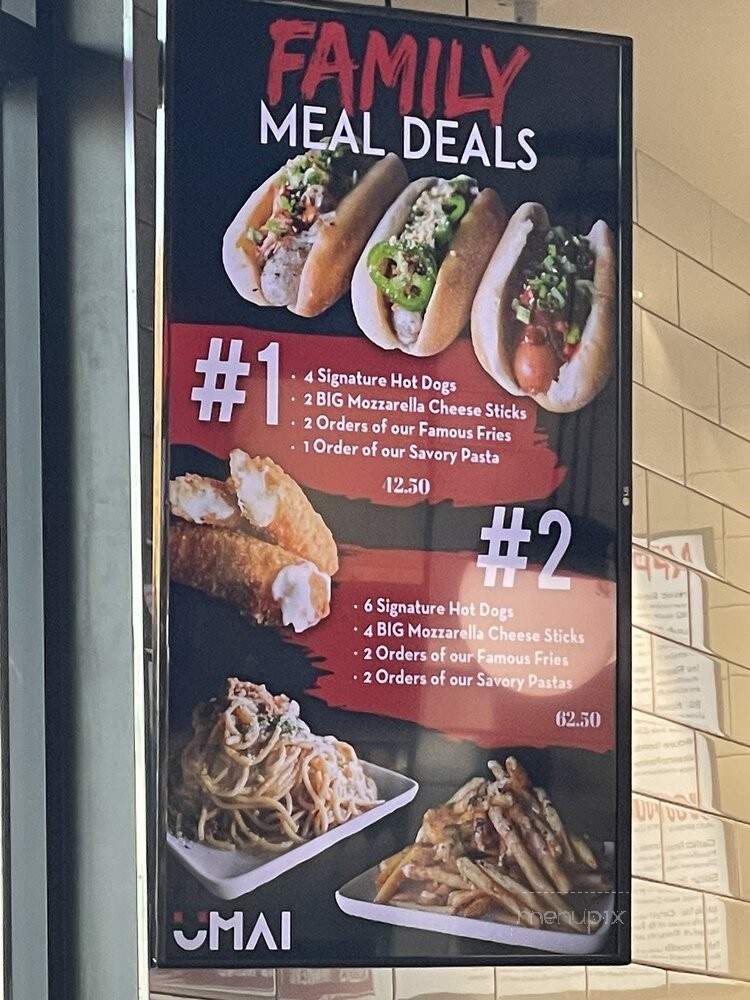 Umai Savory Hot Dogs - Sacramento, CA menu_pic