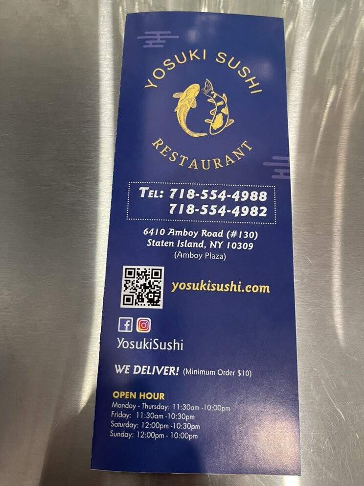 Yosuki Sushi - Staten Island, NY
