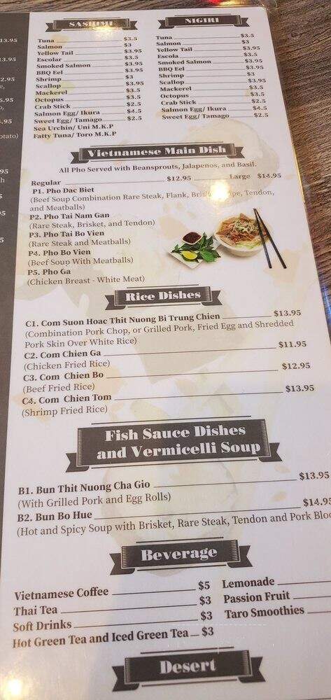 Chopstix - Livonia, MI menu_pic