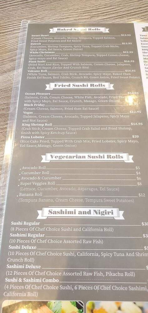 Chopstix - Livonia, MI menu_pic