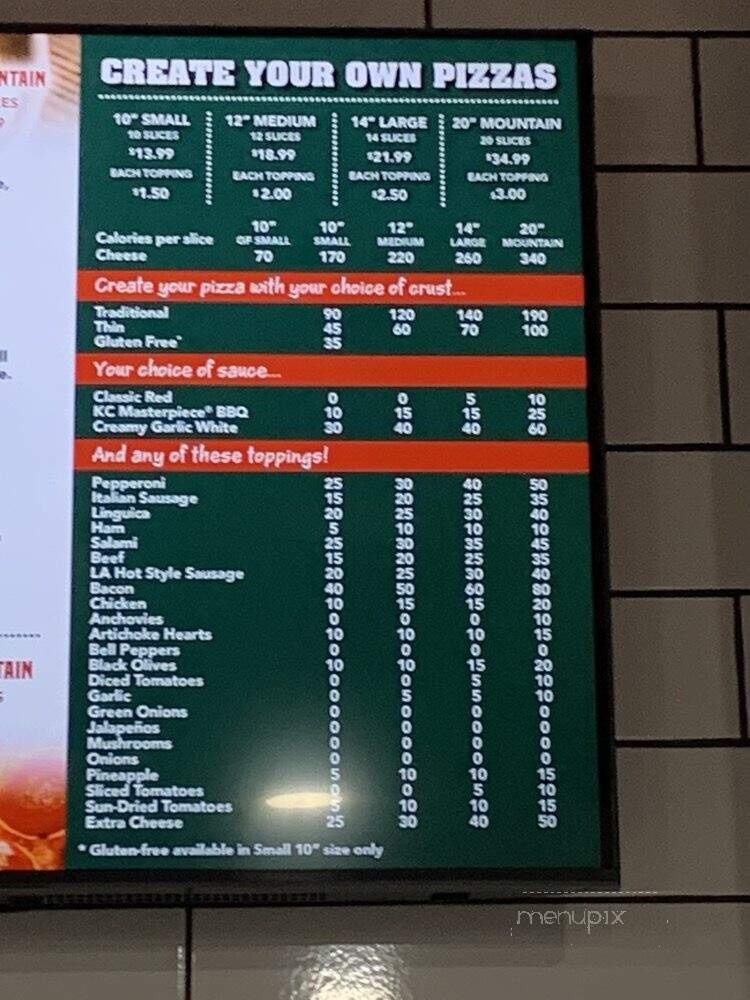 Mountain Mike's Pizza - Chandler, AZ menu_pic