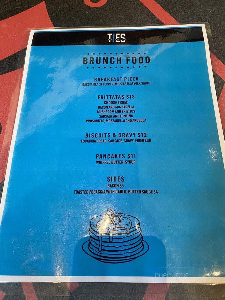 Ties Lounge & Rooftop - Minneapolis, MN menu_pic