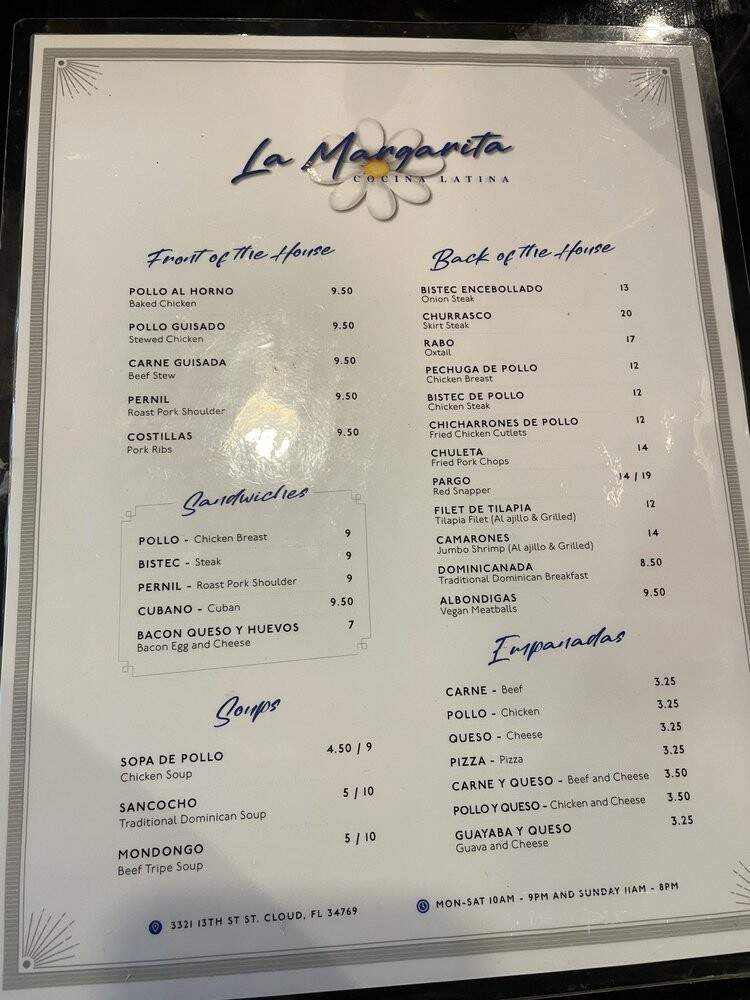 La Margarita Cocina Latina - St. Cloud, FL