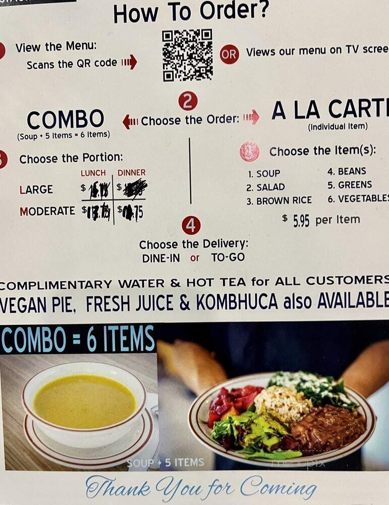 Himalaya Vegan Organic Restaurant - Sacramento, CA menu_pic