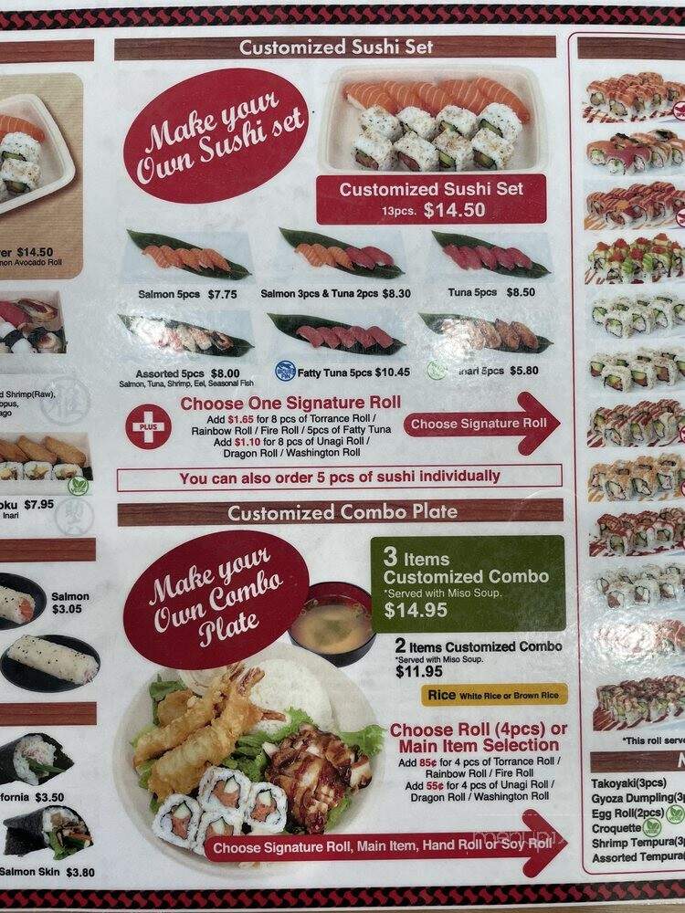 Kozo Sushi Japanese Sushi Kitchen - Torrance, CA menu_pic
