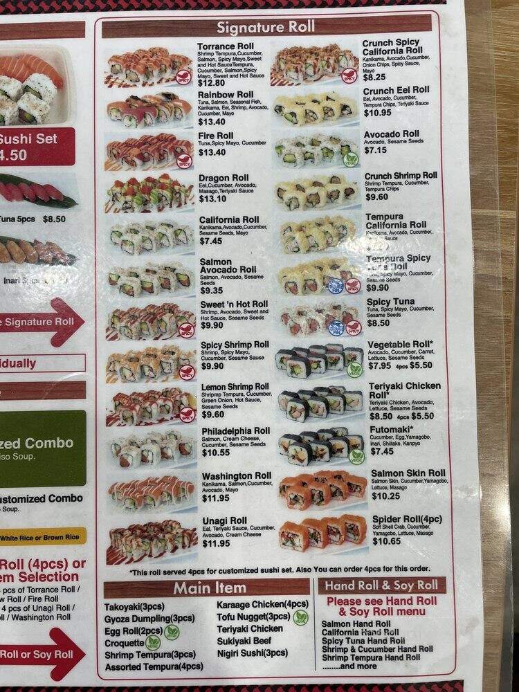 Kozo Sushi Japanese Sushi Kitchen - Torrance, CA menu_pic
