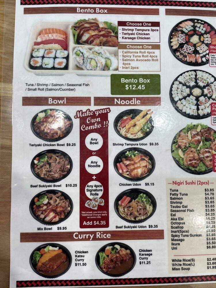 Kozo Sushi Japanese Sushi Kitchen - Torrance, CA menu_pic