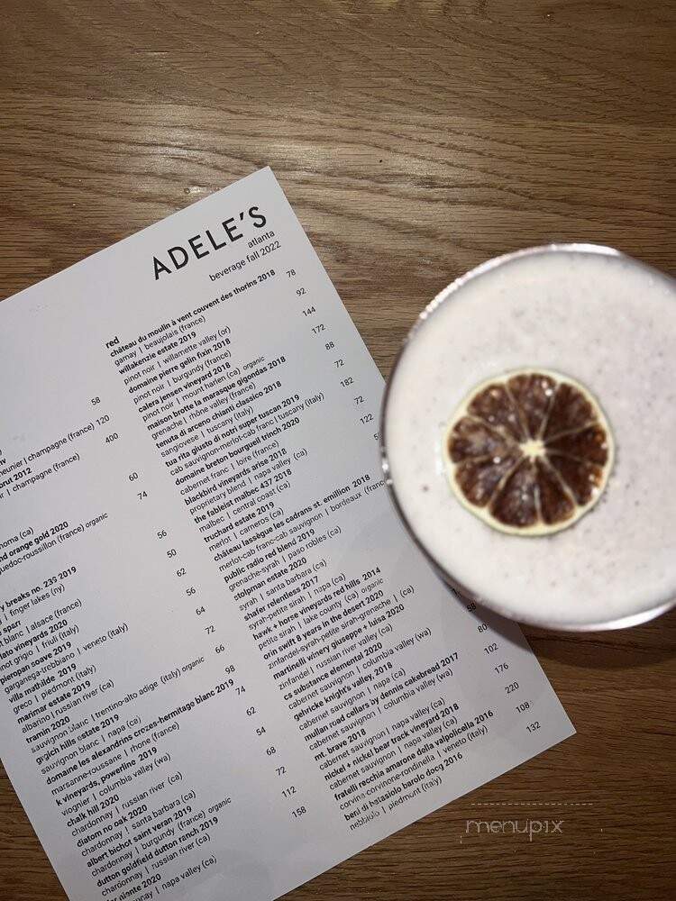 Adele's - Atlanta, GA menu_pic
