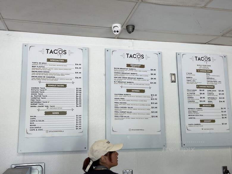Tacos by Perla - Orange, CA menu_pic