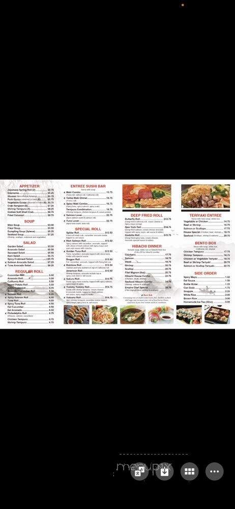 Hokkaido Japanese Restaurant - Langhorne, PA menu_pic