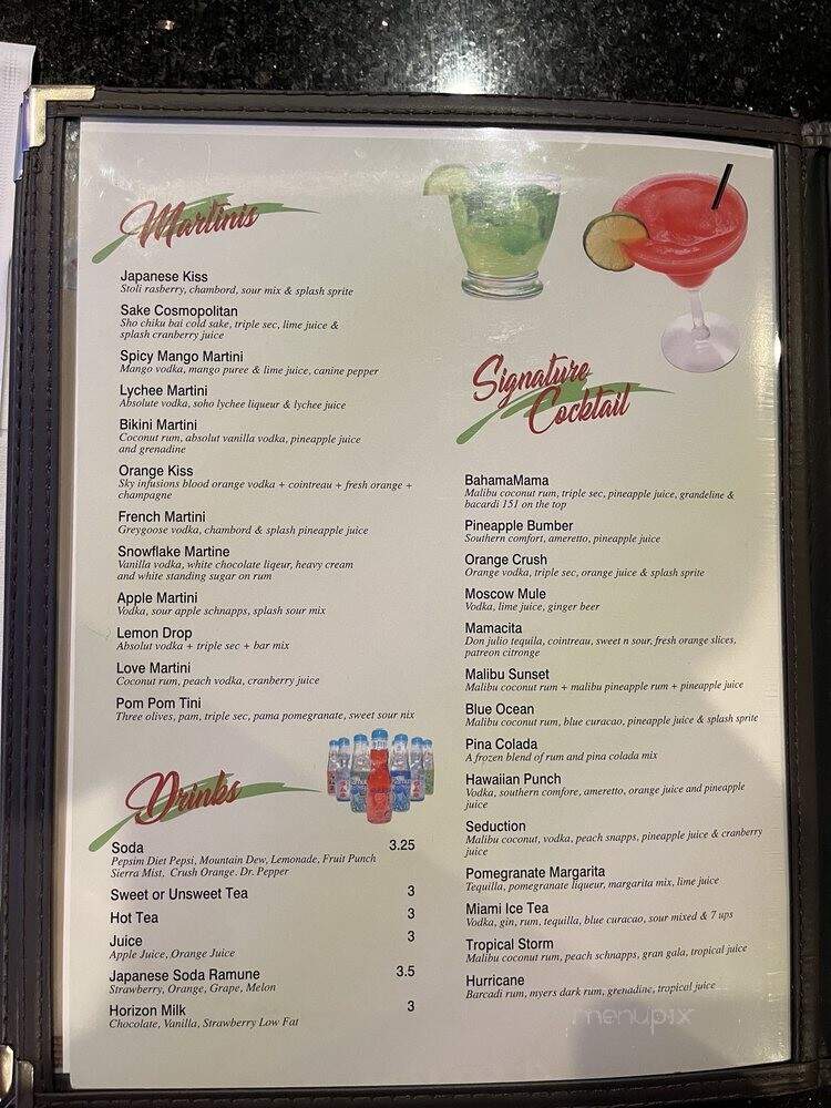 Kyoto Hibachi Sushi & Bar - Fort Worth, TX menu_pic