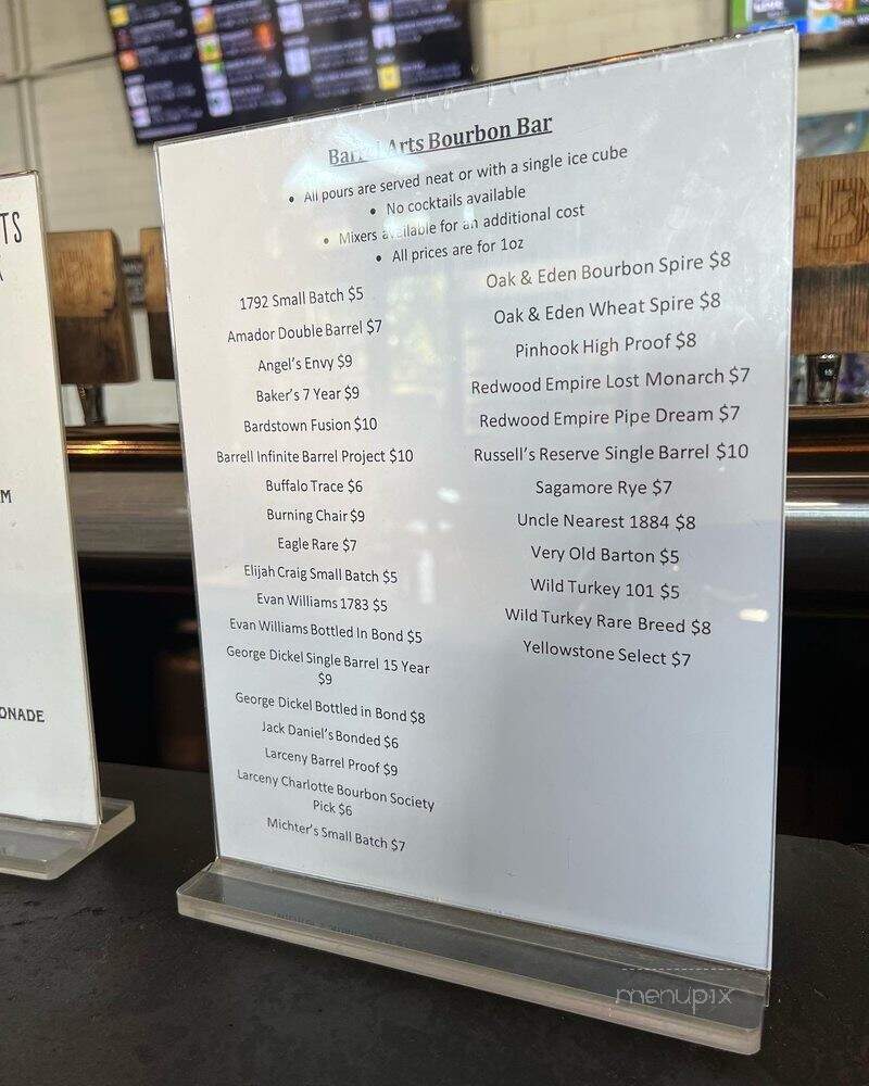Livy's Neapolitan Pizzeria - Charlotte, NC menu_pic