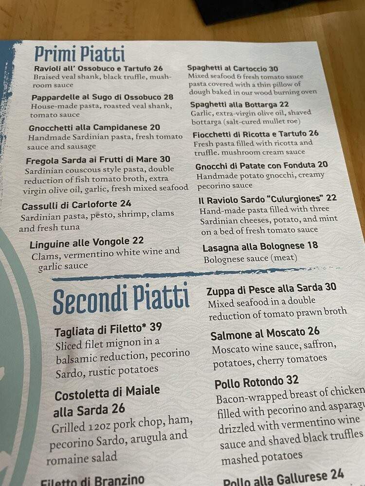 Zona Blu - West Palm Beach, FL menu_pic