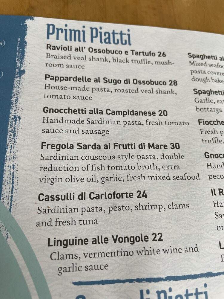 Zona Blu - West Palm Beach, FL menu_pic