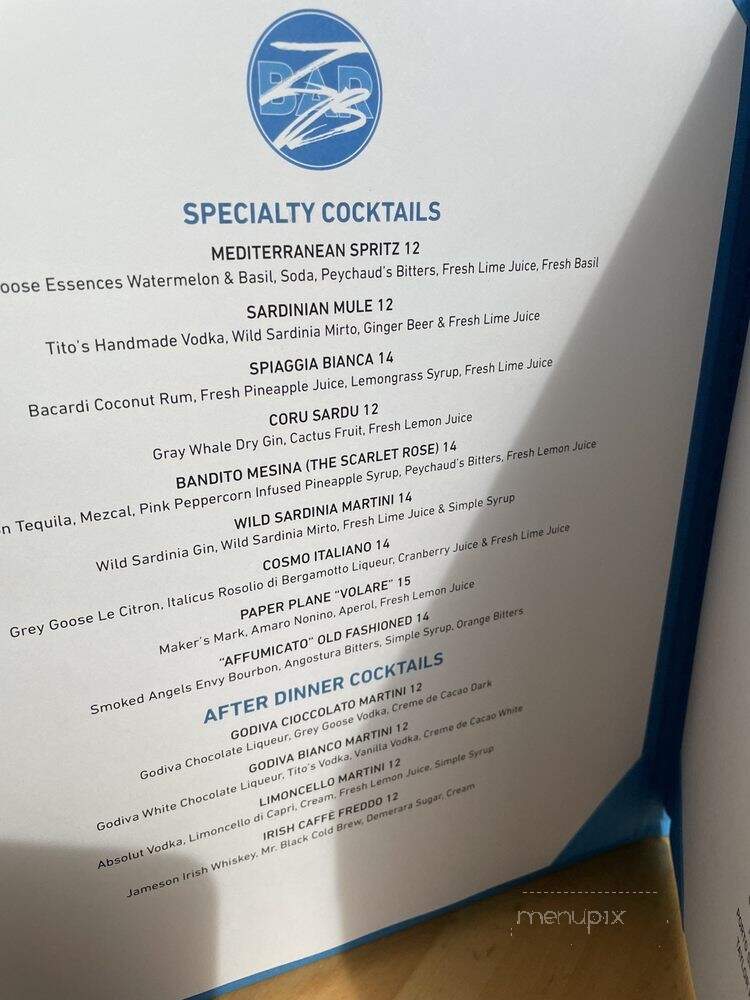 Zona Blu - West Palm Beach, FL menu_pic