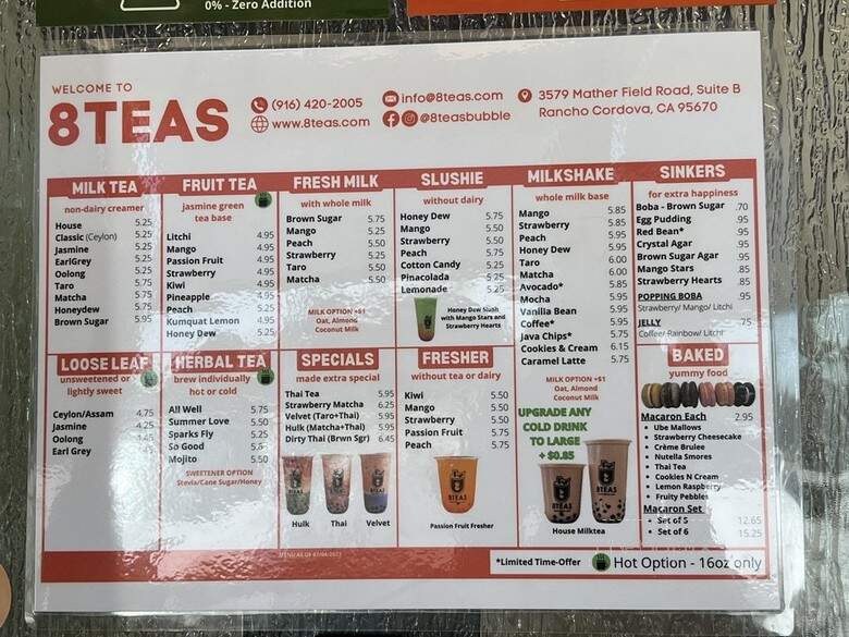 8Teas Bubble - Rancho Cordova, CA