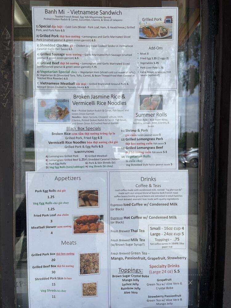 Banh Mi My-Tho - Rosemead, CA menu_pic