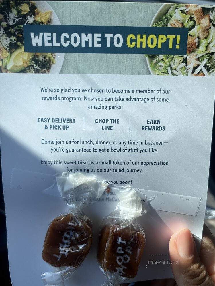 Chopt Creative Salad Co. - Dunwoody, GA menu_pic