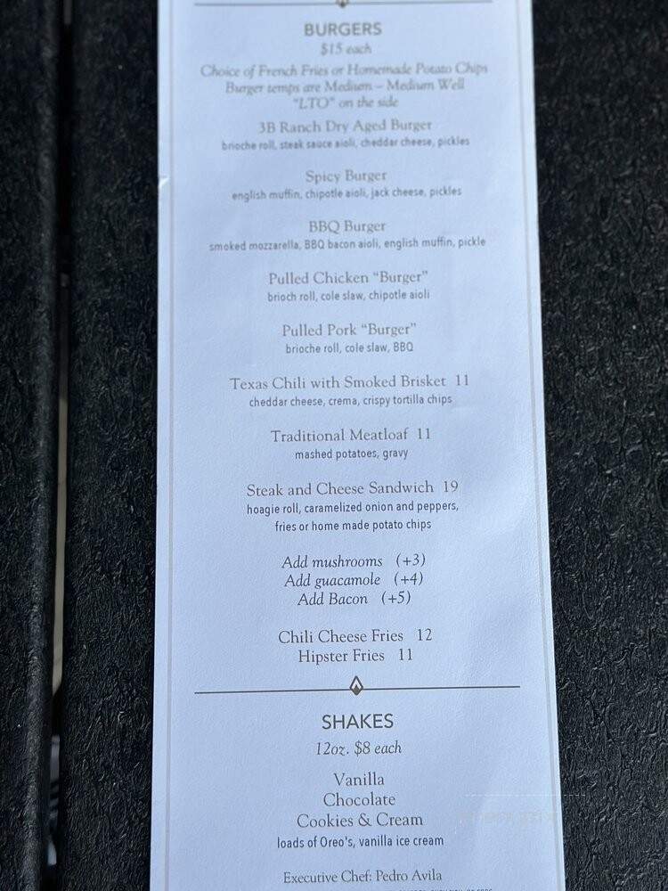 Millpond Steakhouse - Northford, CT menu_pic