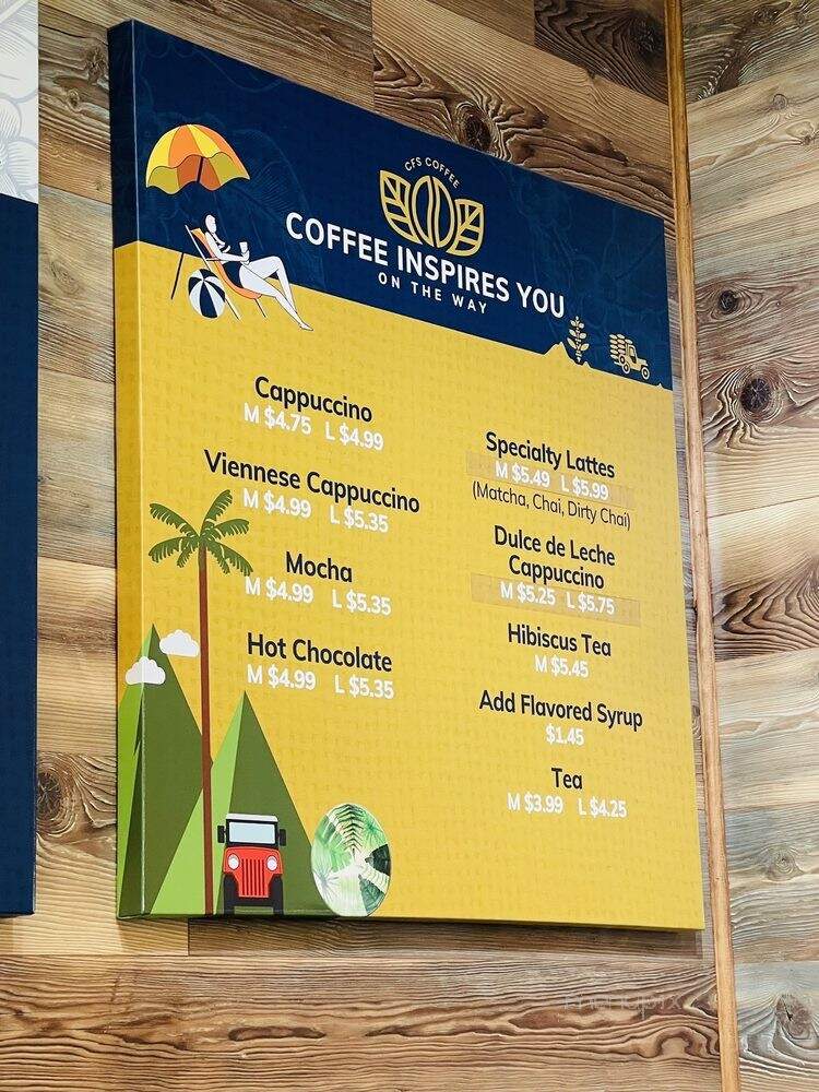 CFS Coffee - Lake Mary, FL menu_pic