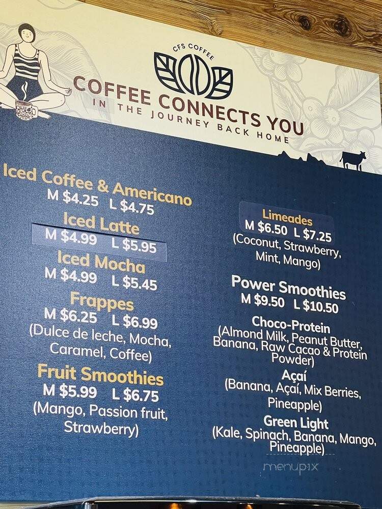 CFS Coffee - Lake Mary, FL menu_pic