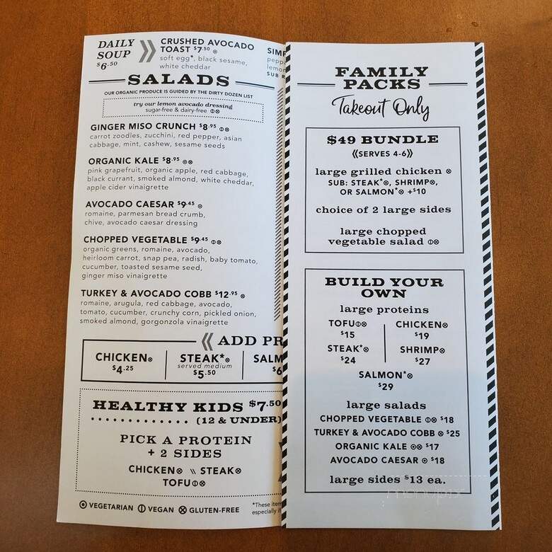 Flower Child - Fort Worth, TX menu_pic