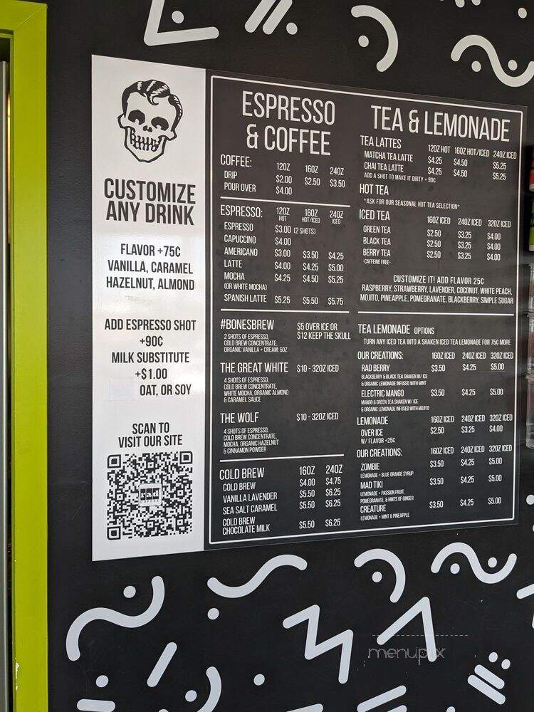 Rad Coffee - Long Beach, CA menu_pic