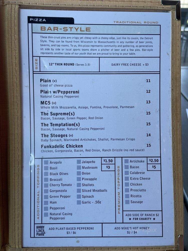 Via 313 Pizza - Lehi, UT menu_pic