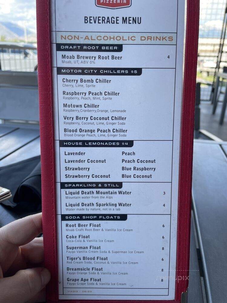 Via 313 Pizza - Lehi, UT menu_pic