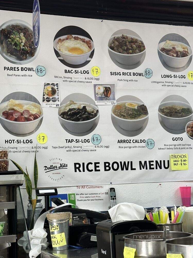 Dollar Hits - West Covina, CA menu_pic