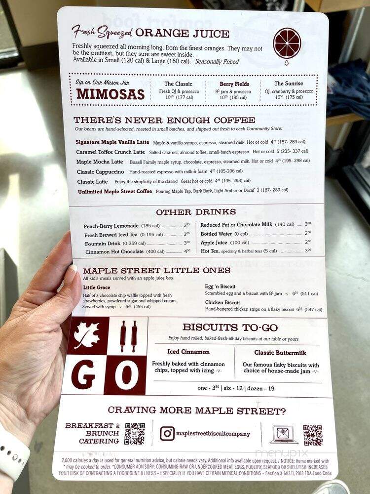 Maple Street Biscuit - Keller, TX menu_pic