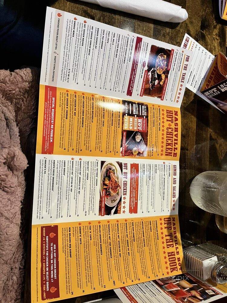 Party Fowl - Destin, FL menu_pic