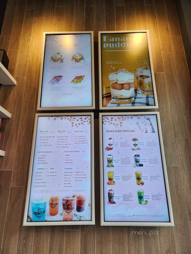 Boba King - Philadelphia, PA menu_pic