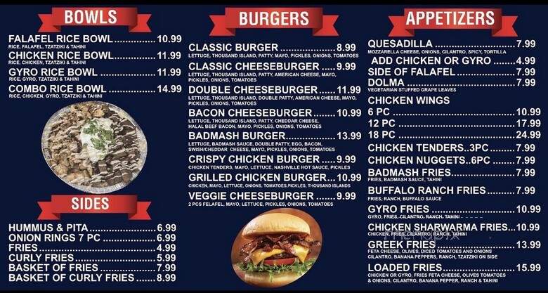Falafel Corner - Antelope, CA menu_pic