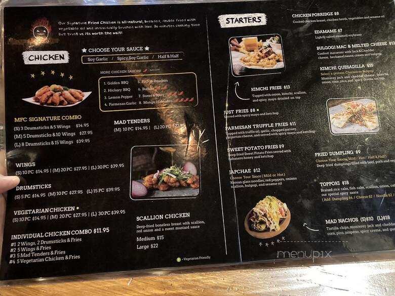 Mad For Chicken - Frisco, TX menu_pic