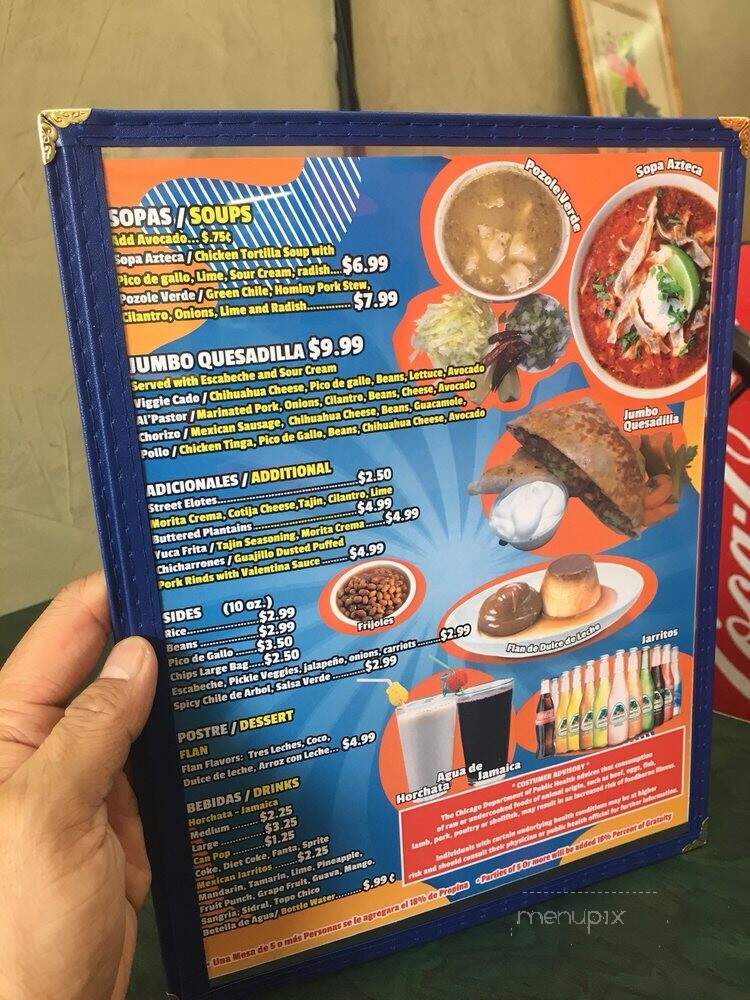 Rio Taco's - Chicago, IL menu_pic