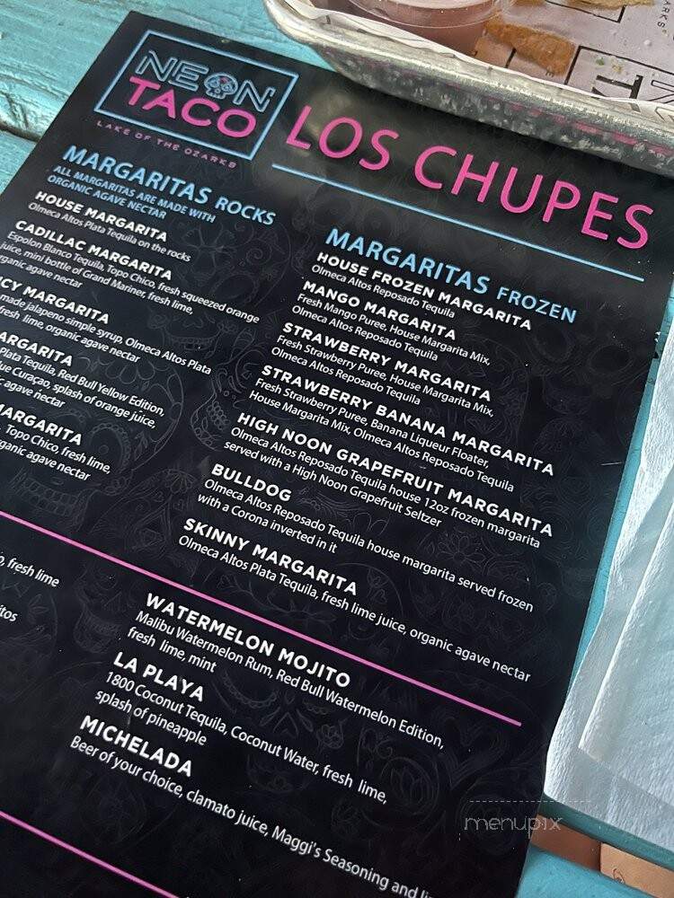 Neon Taco - Lake Ozark, MO menu_pic